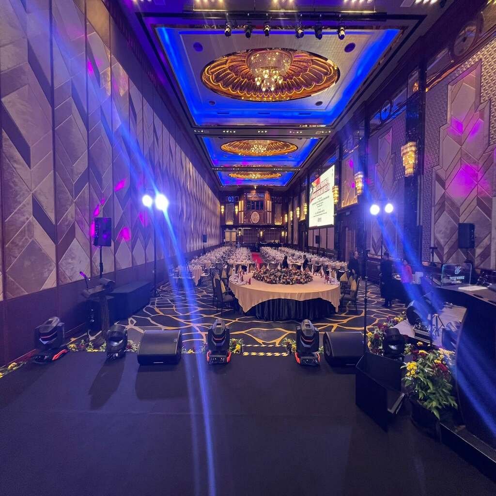 Sound system and stage lighting setup Malaysia