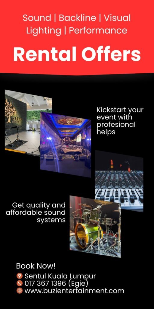 Rental Offers for Sounds & Backline Rentals Buzi Audio
